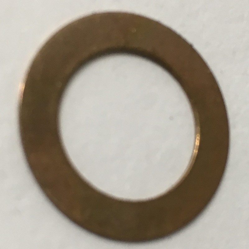 1308652 Koperen ring Ø18xØ11,8x0,6
