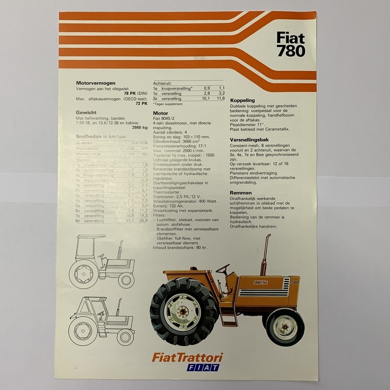 Folder FIAT 780