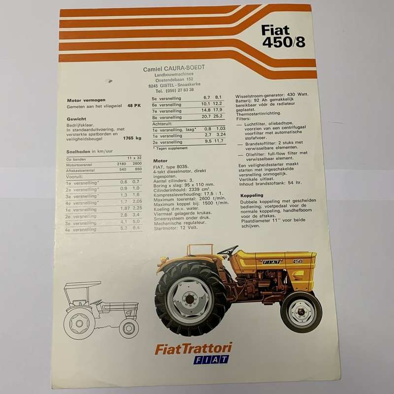 [FIAT 450-8] Folder FIAT 450-8