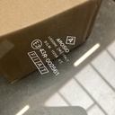 9934387 Deurruit-glas Fiat 1000