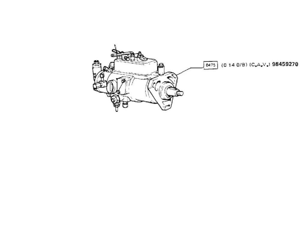 [98459270] 98459270 Injectiepomp