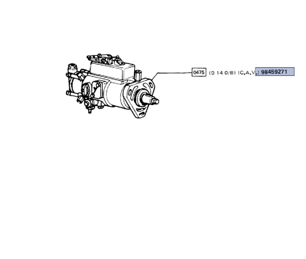 [98459271] 98459271 Injectiepomp