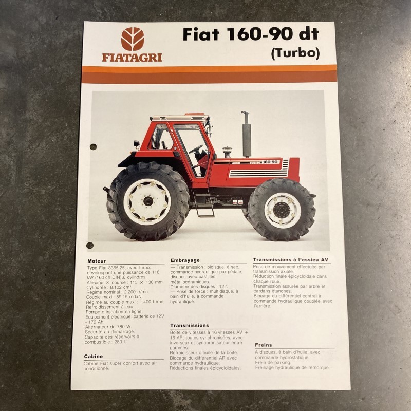 [FIAT 160-90 dt (Turbo)] Folder FIAT 160-90 dt (Turbo)