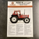 Folder FIAT SERIE 90 - Hoog gamma 115-90 - 130-90 - 140-90 - 160-90 - 180-90