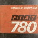 Gebruiks- en onderhoudsboekje FIAT 780