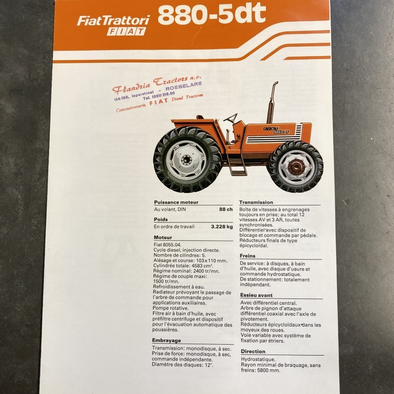 [FIAT 880-5dt] Folder FIAT 880-5dt
