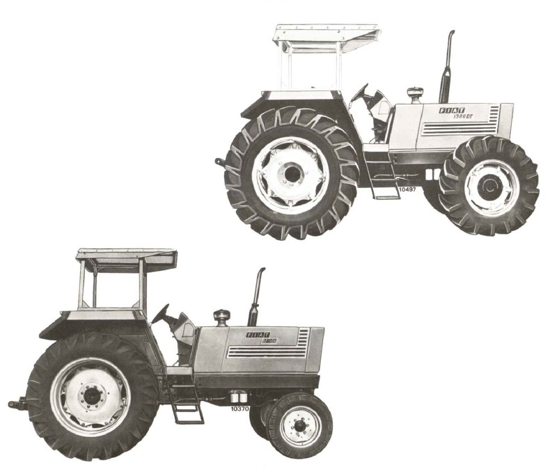 FIAT 1180/1280/1380/1580/1880 Werkplaatsboek - PDF