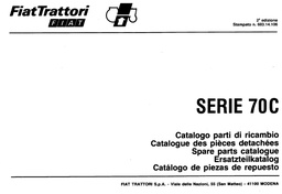 FIAT 70C Onderdelenboek - PDF