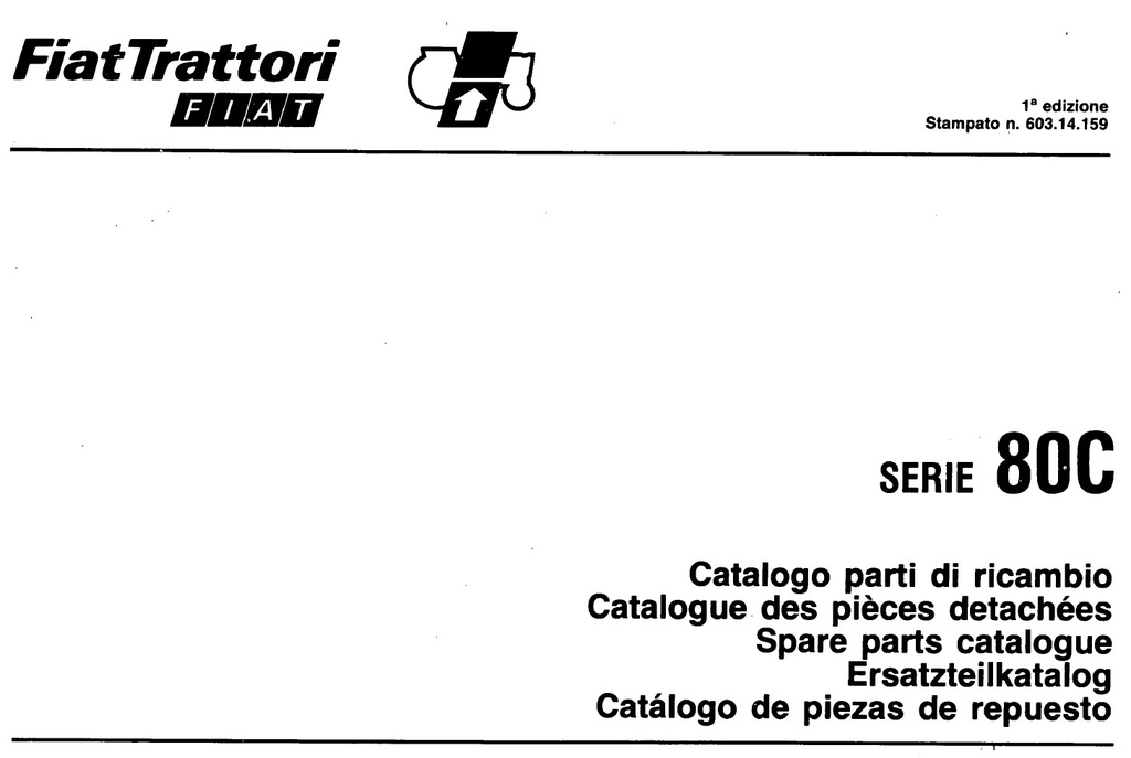 FIAT 80C Onderdelenboek - PDF