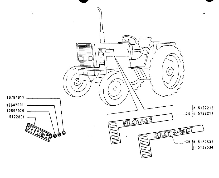 FIAT 466 Onderdelenboek - PDF