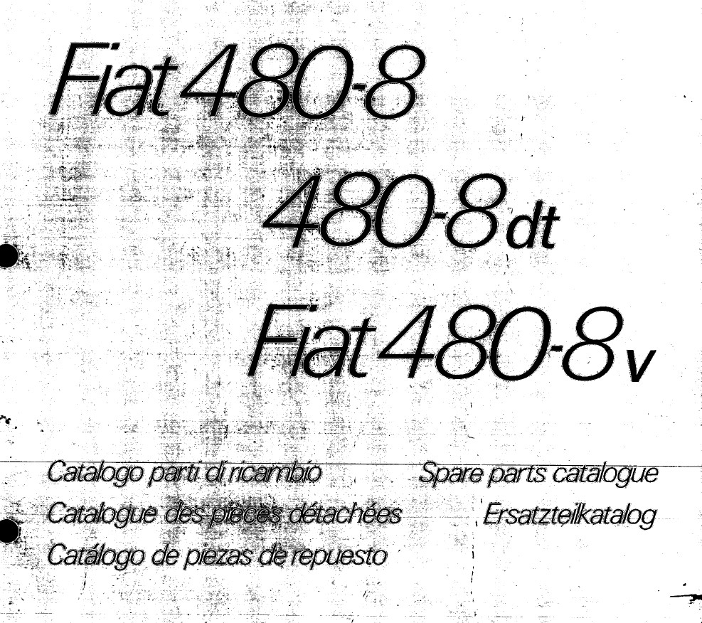 FIAT 480-8/480-8DT/480-8V Onderdelenboek - PDF