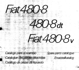 FIAT 480-8/480-8DT/480-8V Onderdelenboek - PDF