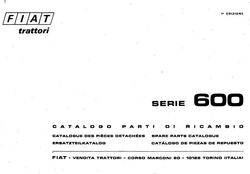 FIAT 600 Onderdelenboek - PDF
