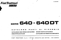 FIAT 640-640DT Onderdelenboek - PDF