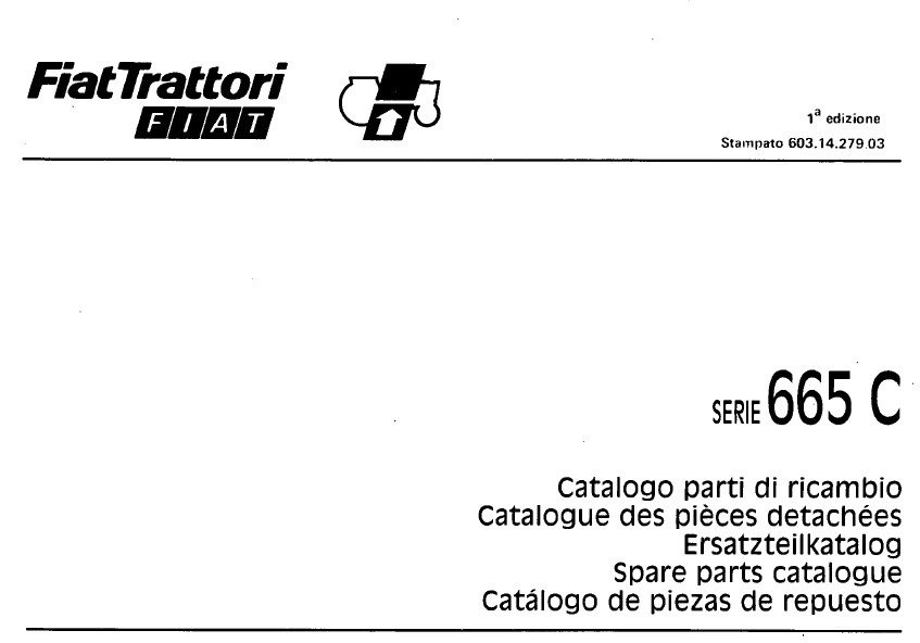FIAT 665C Onderdelenboek - PDF
