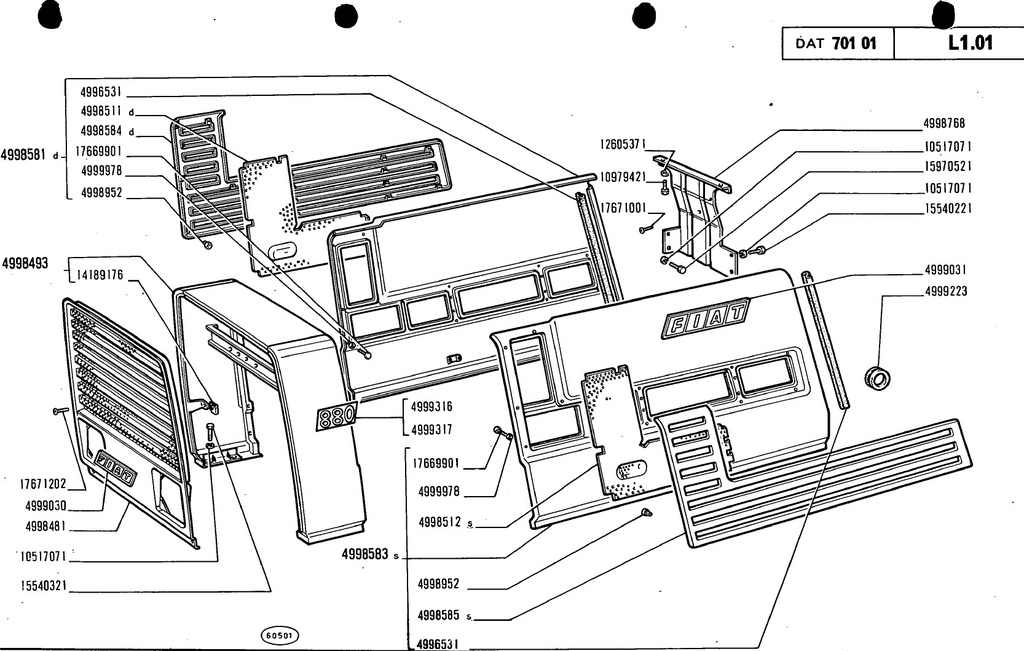 FIAT 880 Onderdelenboek - PDF