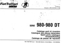 FIAT 980-980DT Onderdelenboek - PDF