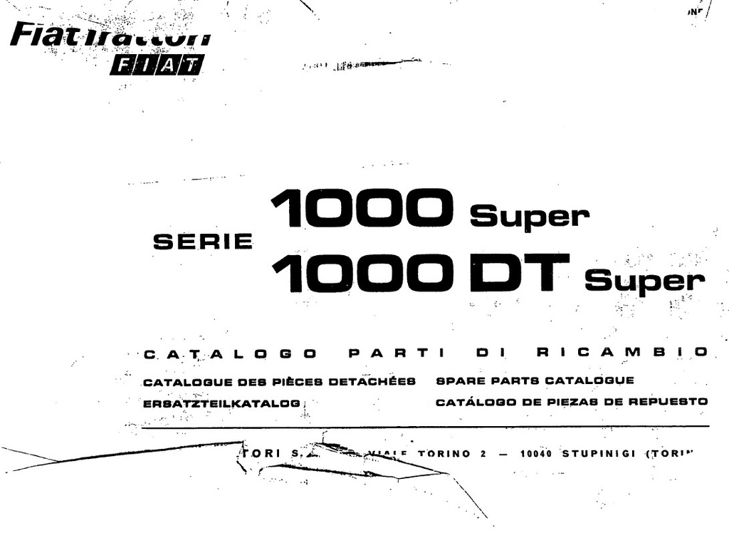 FIAT 1000 Super Onderdelenboek - PDF