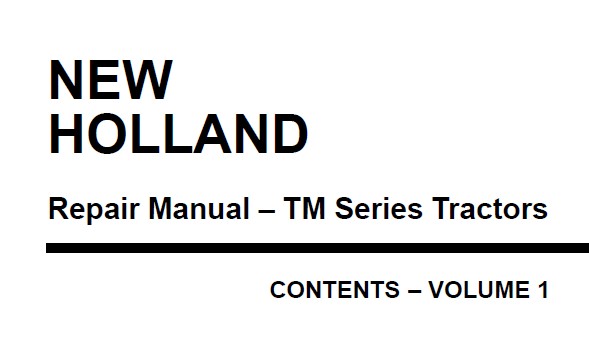 [Werkplaatsboek TM-Serie - PDF] TM-Serie Werkplaatsboek - PDF